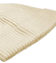 Falke knitted hat (pom-pom) Pure - cashmere, pom-pom - cream - 1 piece